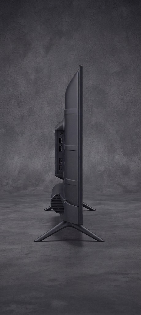 Kresvora 40" FHD Smart LED TV - Side View